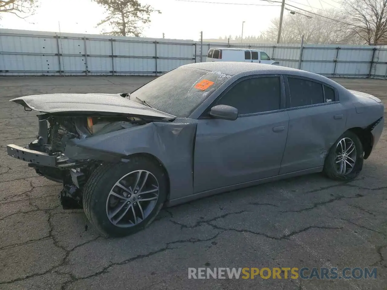 1 Photograph of a damaged car 2C3CDXJGXKH675833 DODGE CHARGER 2019