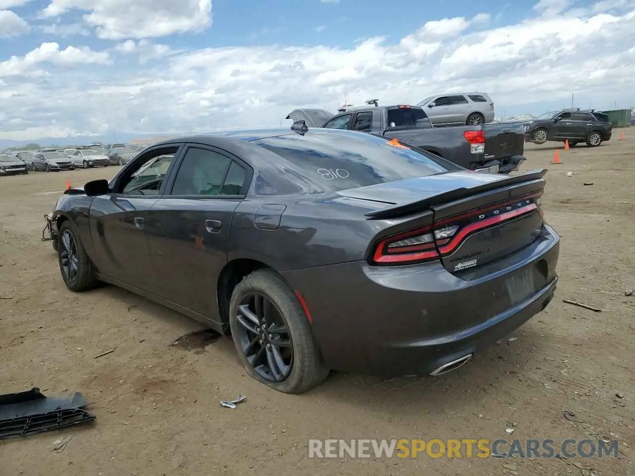 2 Фотография поврежденного автомобиля 2C3CDXJGXKH710810 DODGE CHARGER 2019