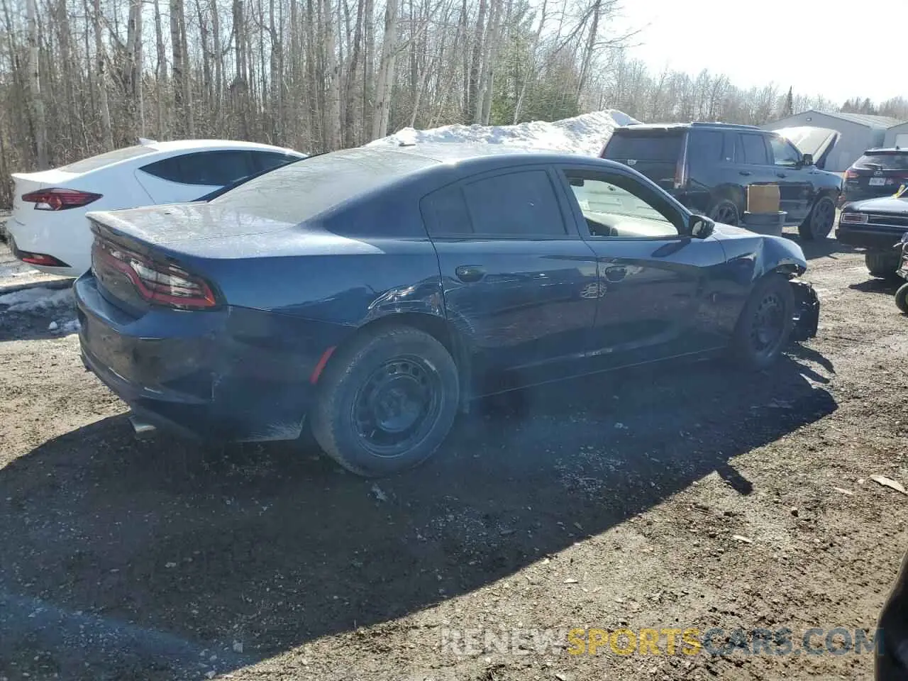 3 Photograph of a damaged car 2C3CDXKT0KH683810 DODGE CHARGER 2019