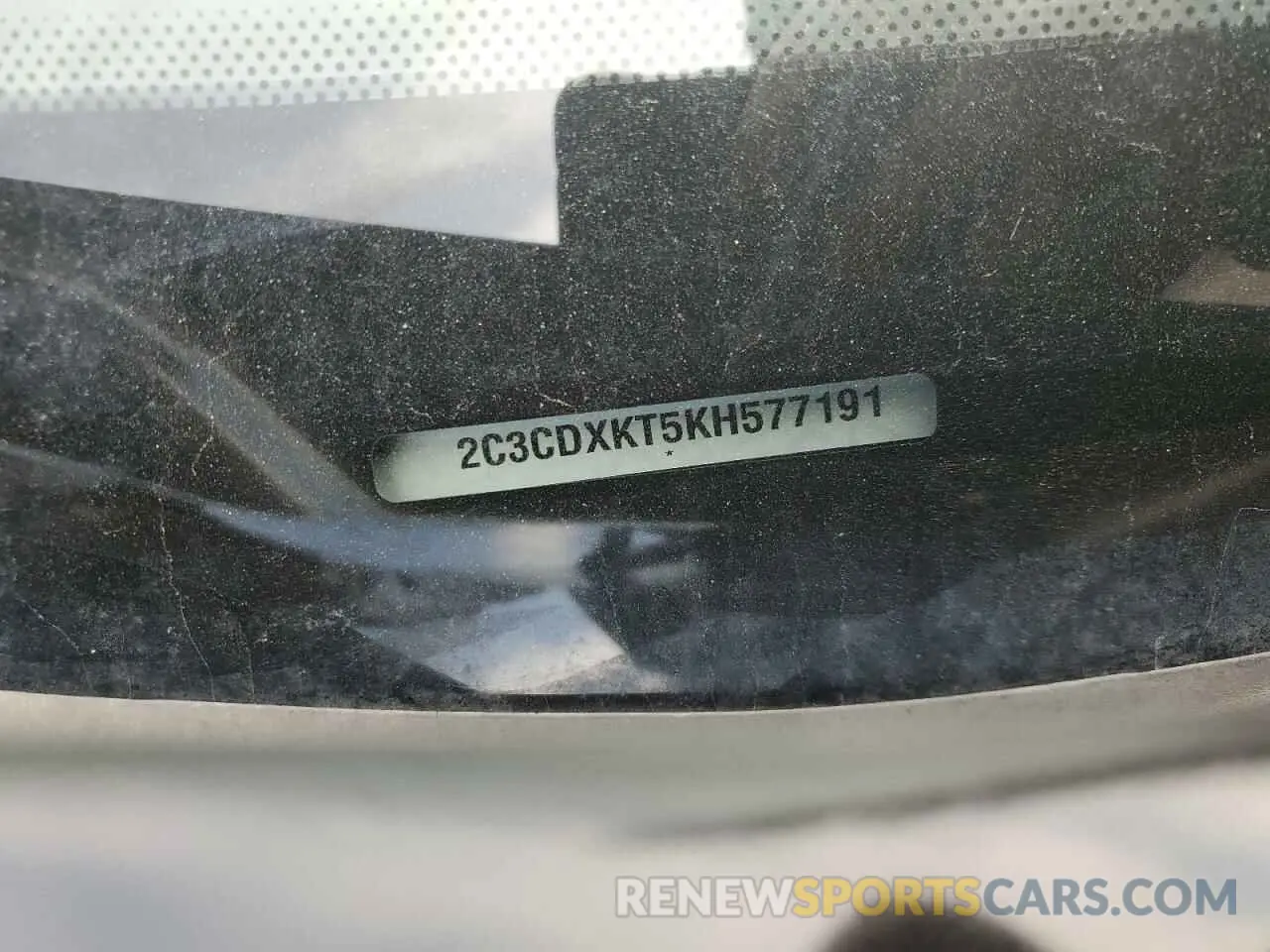 12 Photograph of a damaged car 2C3CDXKT5KH577191 DODGE CHARGER 2019
