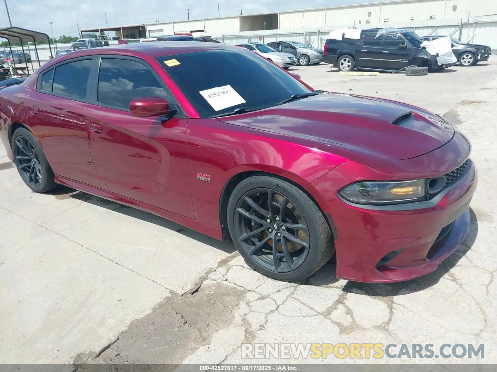 1 Photograph of a damaged car 2C3CDXKT9KH738478 DODGE CHARGER 2019