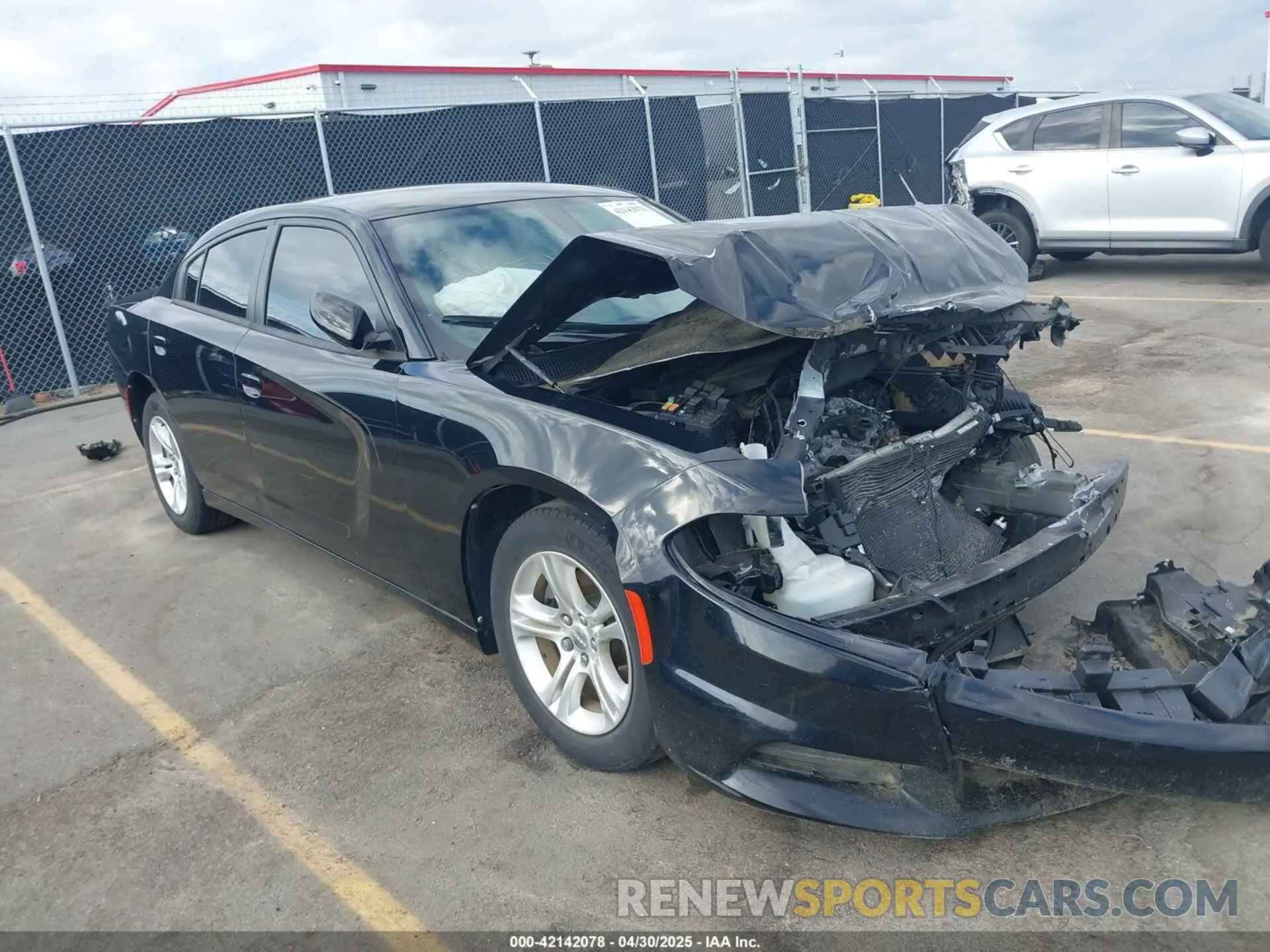 1 Photograph of a damaged car 2C3CDXBG0LH134290 DODGE CHARGER 2020