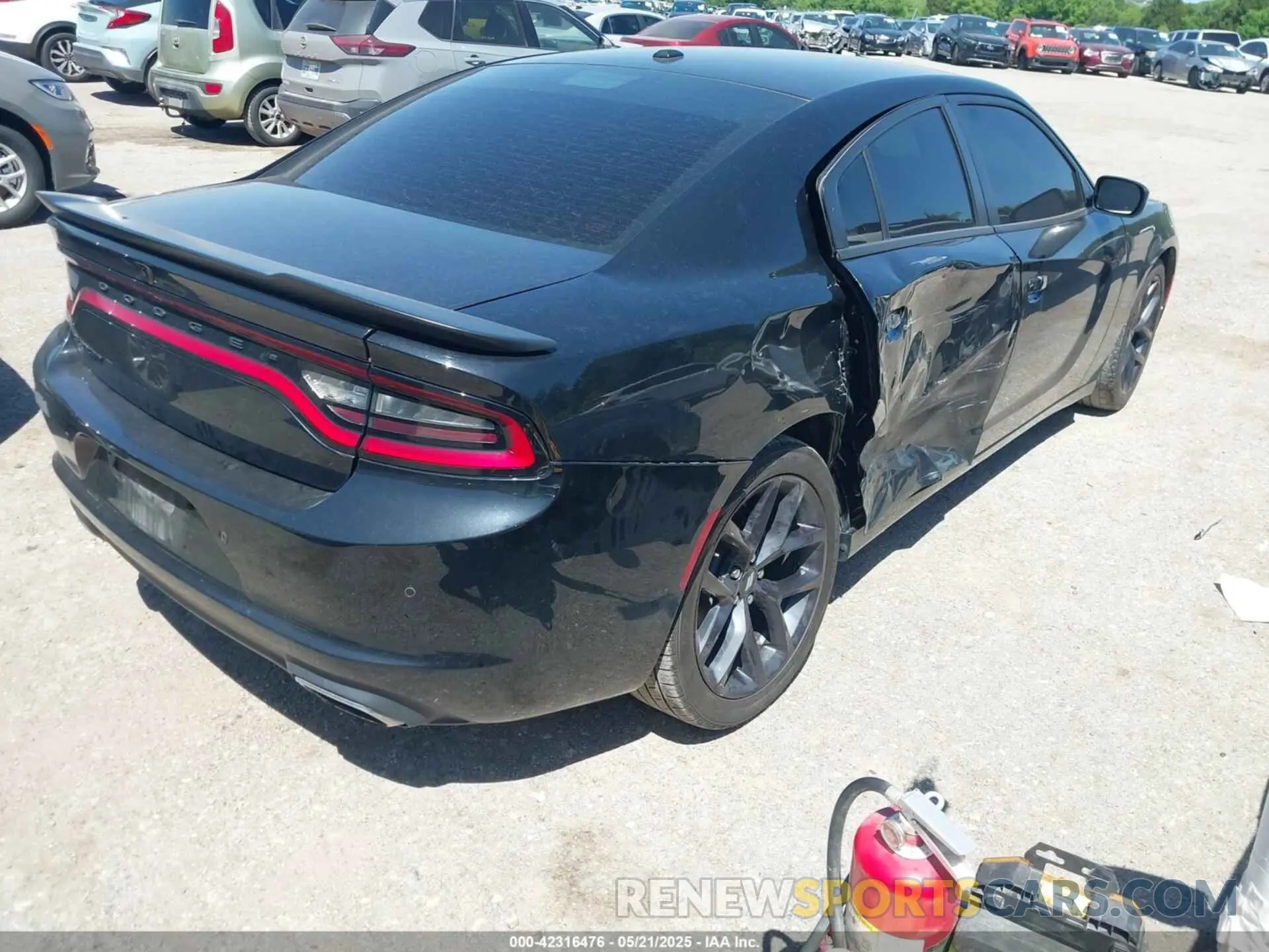 4 Photograph of a damaged car 2C3CDXBG0LH163580 DODGE CHARGER 2020