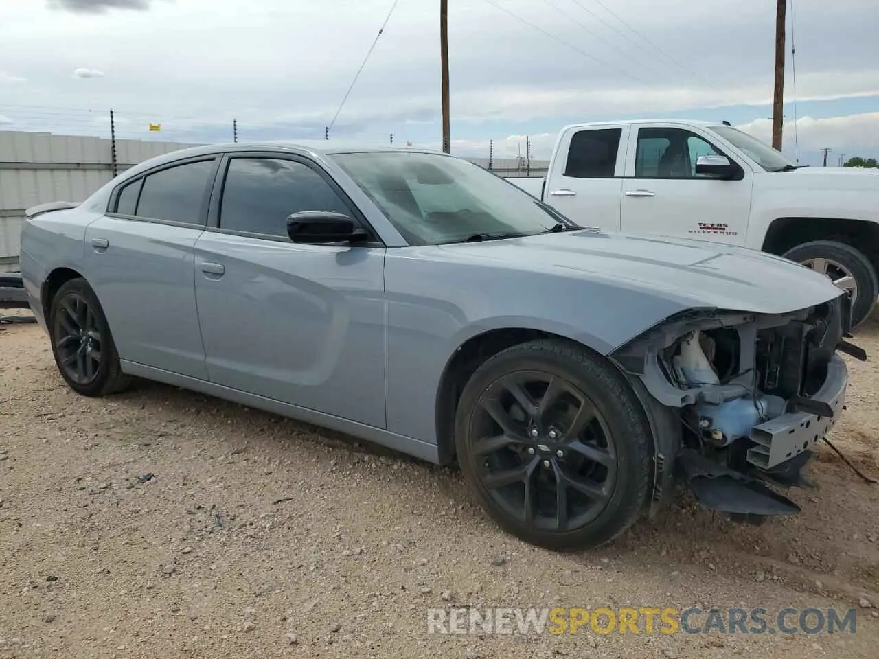 4 Photograph of a damaged car 2C3CDXBG0LH195672 DODGE CHARGER 2020