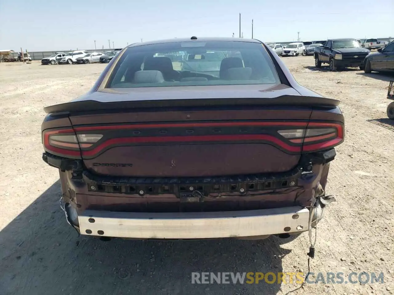 6 Photograph of a damaged car 2C3CDXBG0LH199933 DODGE CHARGER 2020