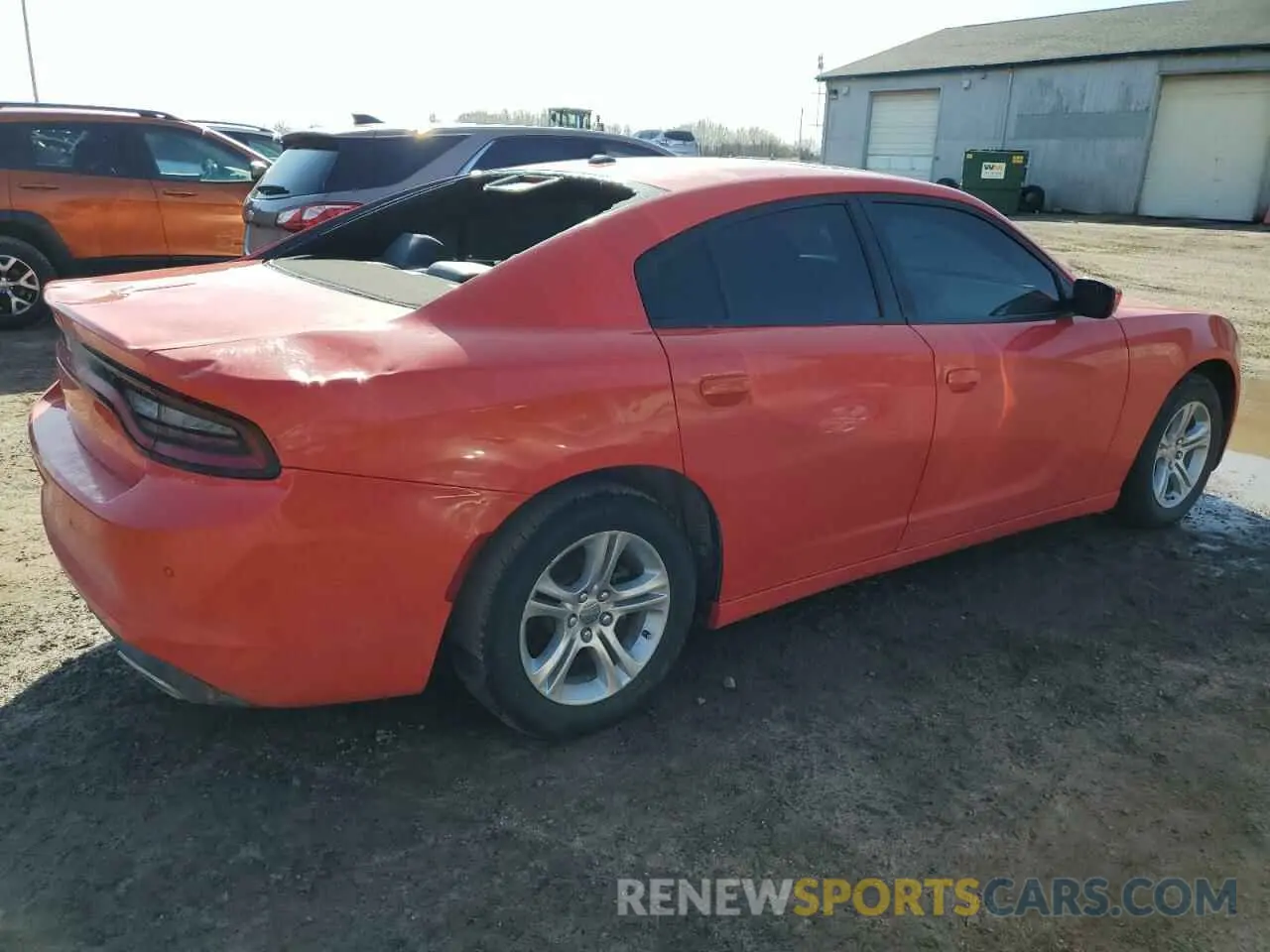 3 Photograph of a damaged car 2C3CDXBG1LH152832 DODGE CHARGER 2020