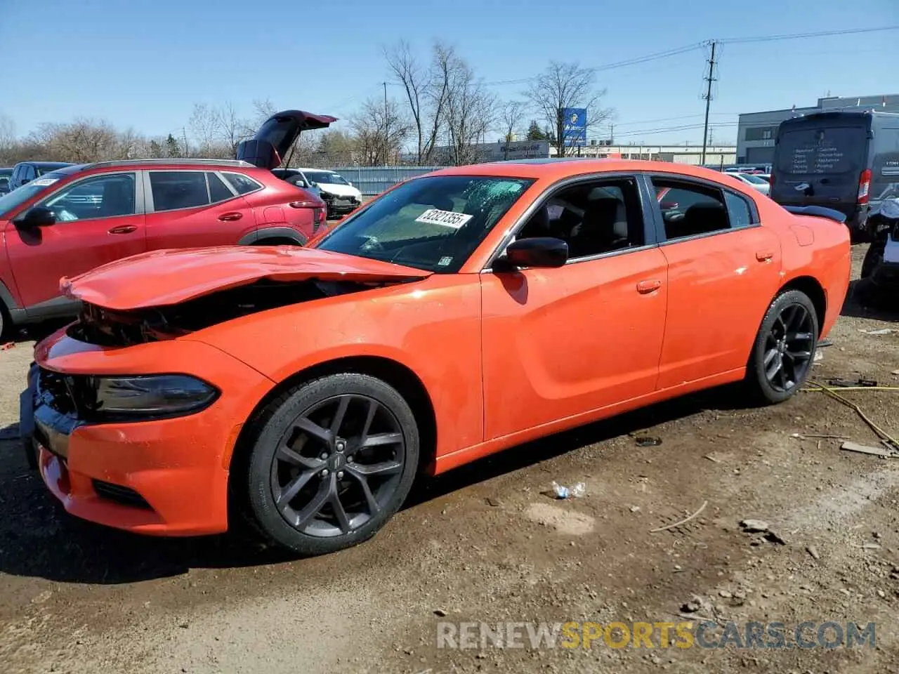 1 Photograph of a damaged car 2C3CDXBG2LH200192 DODGE CHARGER 2020