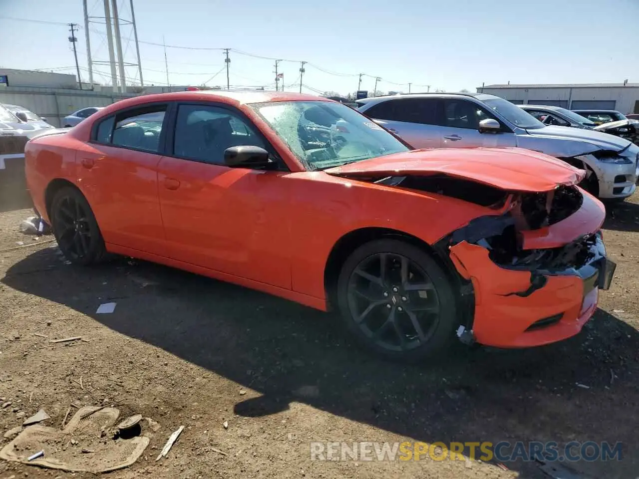 4 Photograph of a damaged car 2C3CDXBG2LH200192 DODGE CHARGER 2020