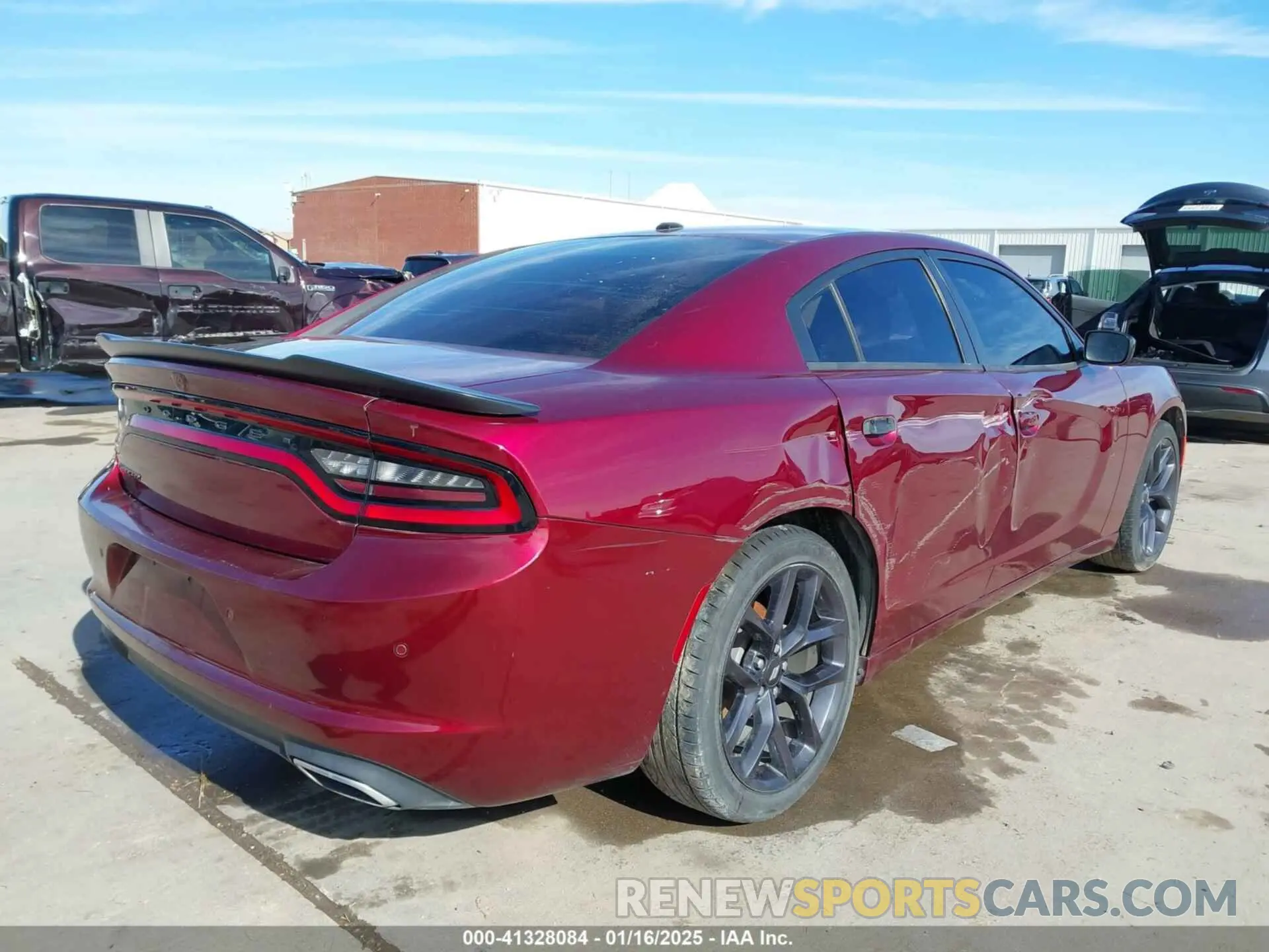 4 Photograph of a damaged car 2C3CDXBG3LH104815 DODGE CHARGER 2020