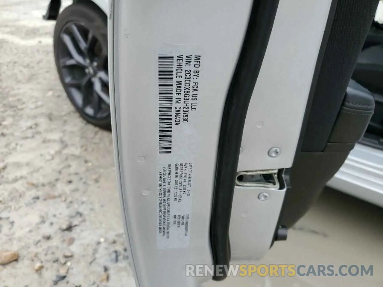 12 Фотография поврежденного автомобиля 2C3CDXBG3LH207930 DODGE CHARGER 2020