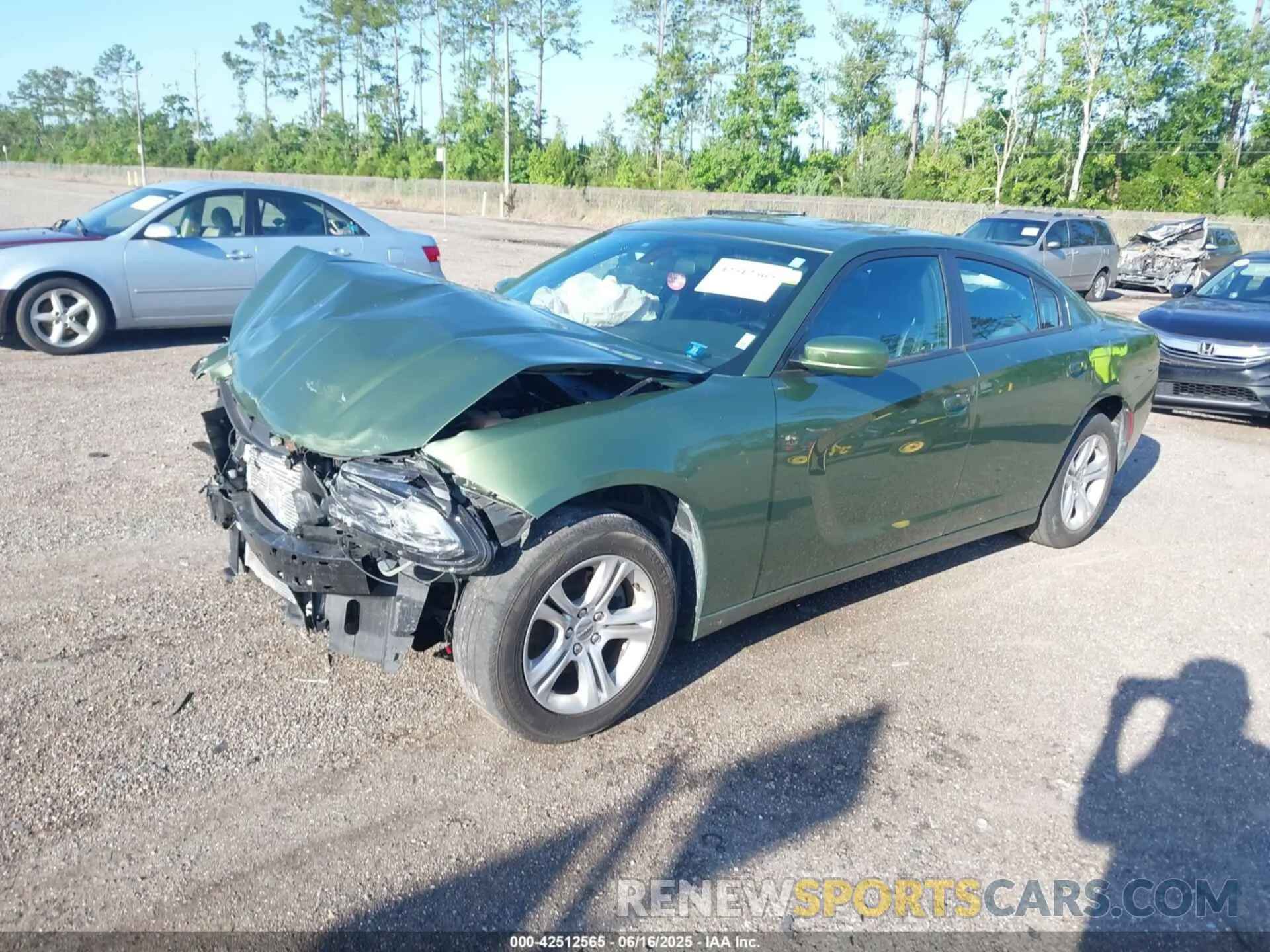 2 Photograph of a damaged car 2C3CDXBG3LH231726 DODGE CHARGER 2020