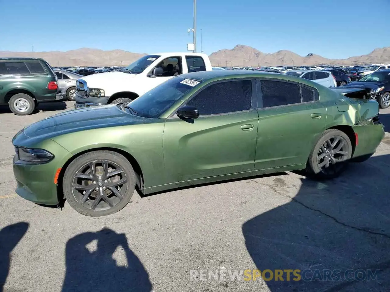 1 Photograph of a damaged car 2C3CDXBG4LH101163 DODGE CHARGER 2020