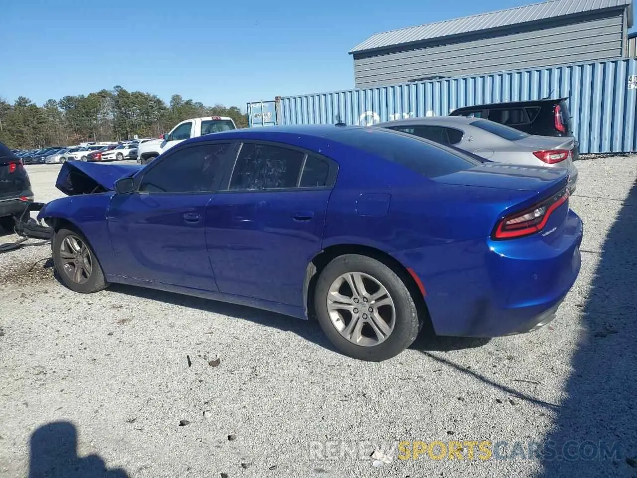 2 Photograph of a damaged car 2C3CDXBG4LH140058 DODGE CHARGER 2020