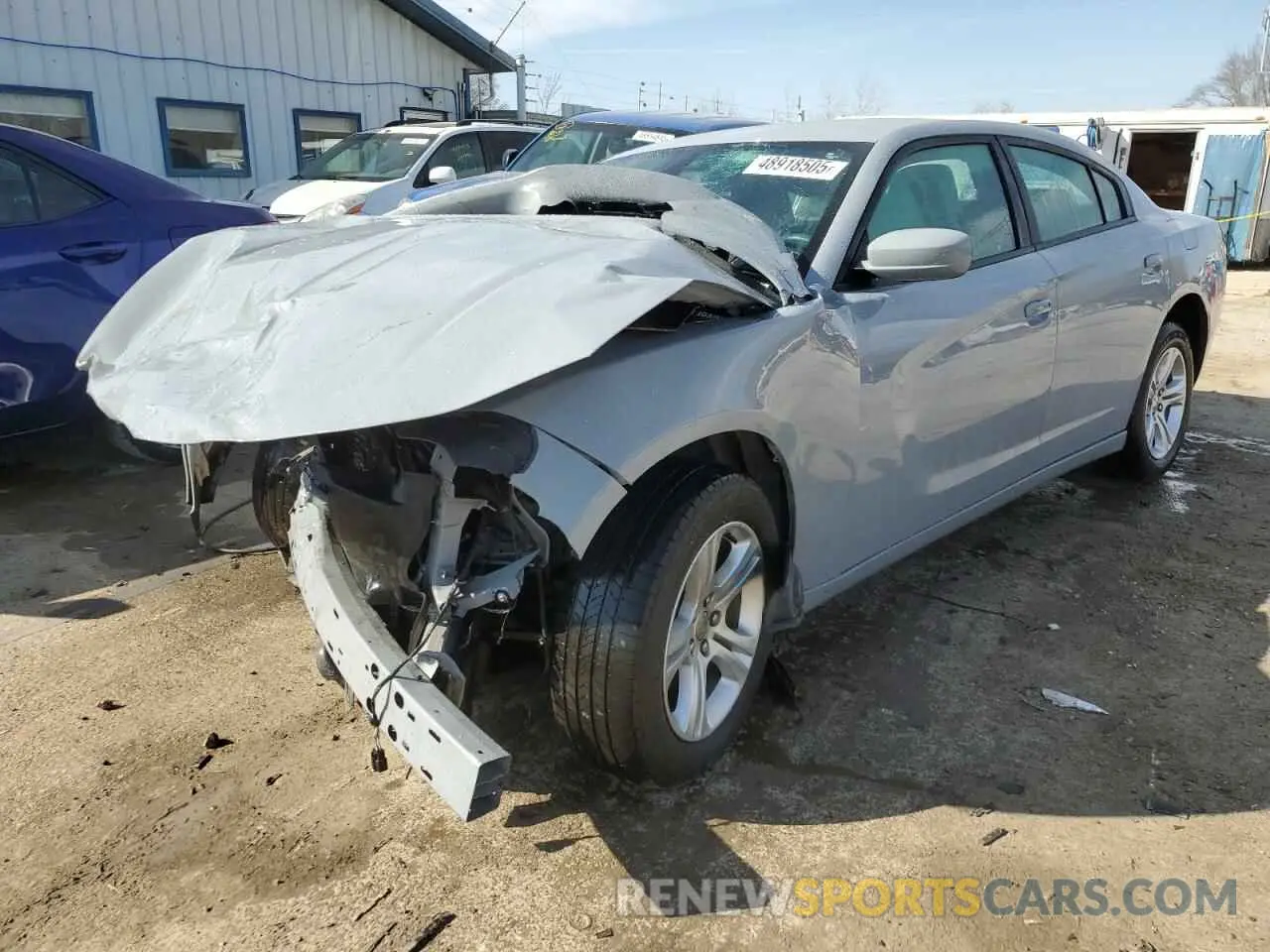 1 Photograph of a damaged car 2C3CDXBG4LH232691 DODGE CHARGER 2020