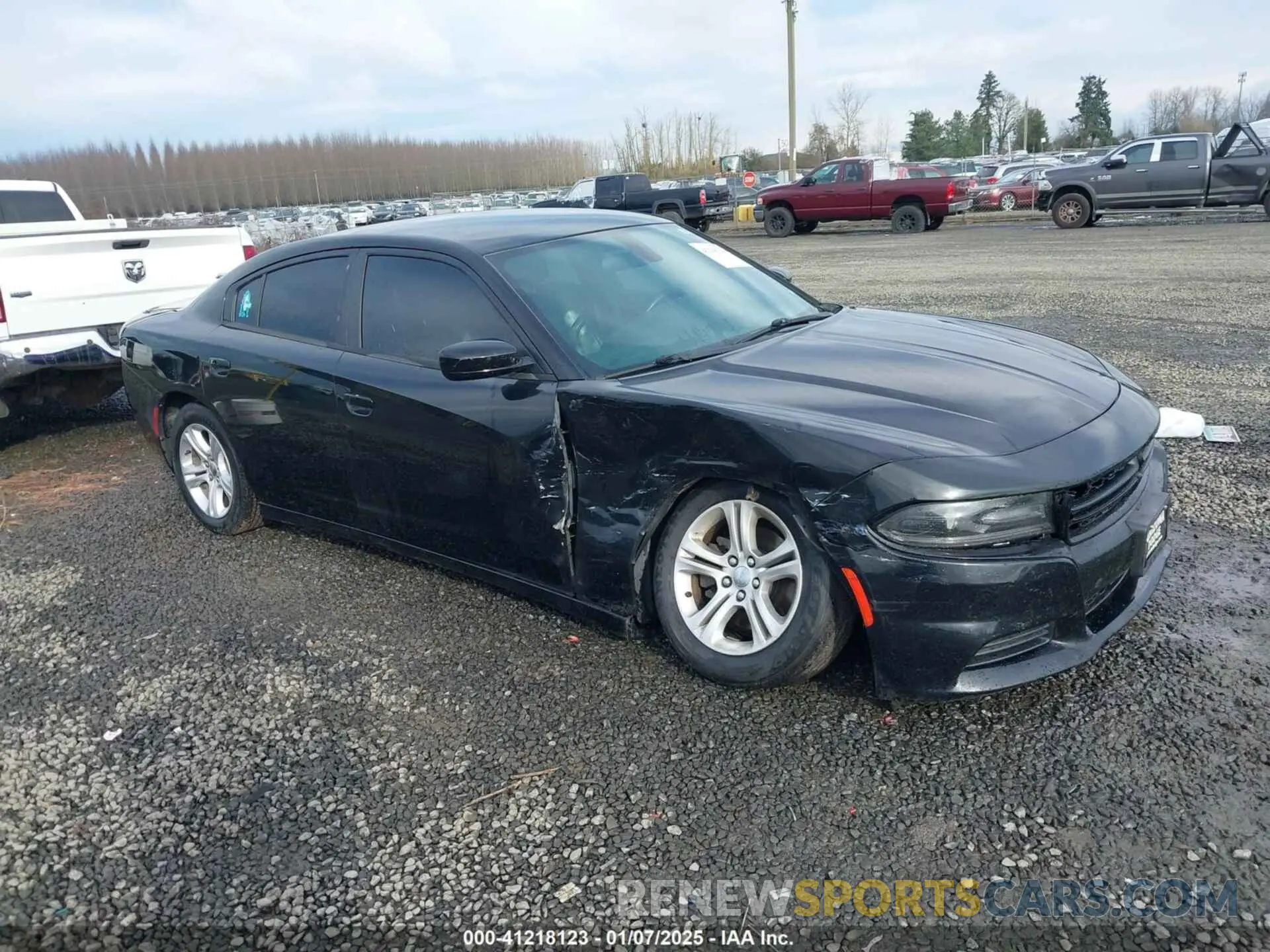 1 Photograph of a damaged car 2C3CDXBG6LH119468 DODGE CHARGER 2020