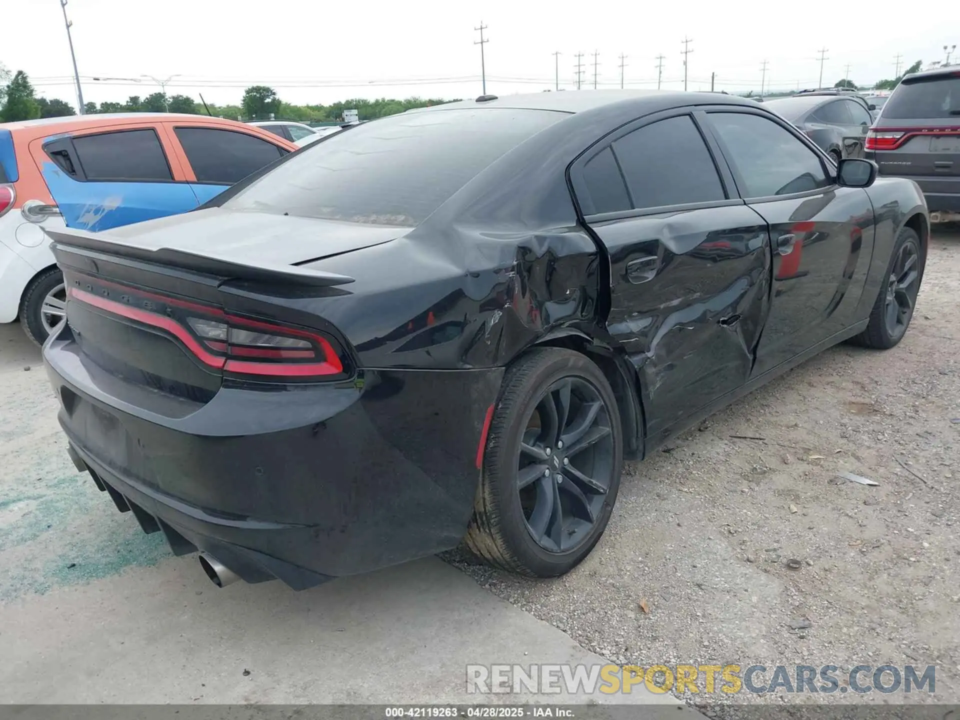 4 Photograph of a damaged car 2C3CDXBG6LH207680 DODGE CHARGER 2020