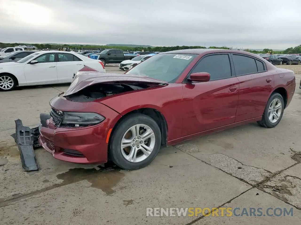 1 Photograph of a damaged car 2C3CDXBG7LH117065 DODGE CHARGER 2020