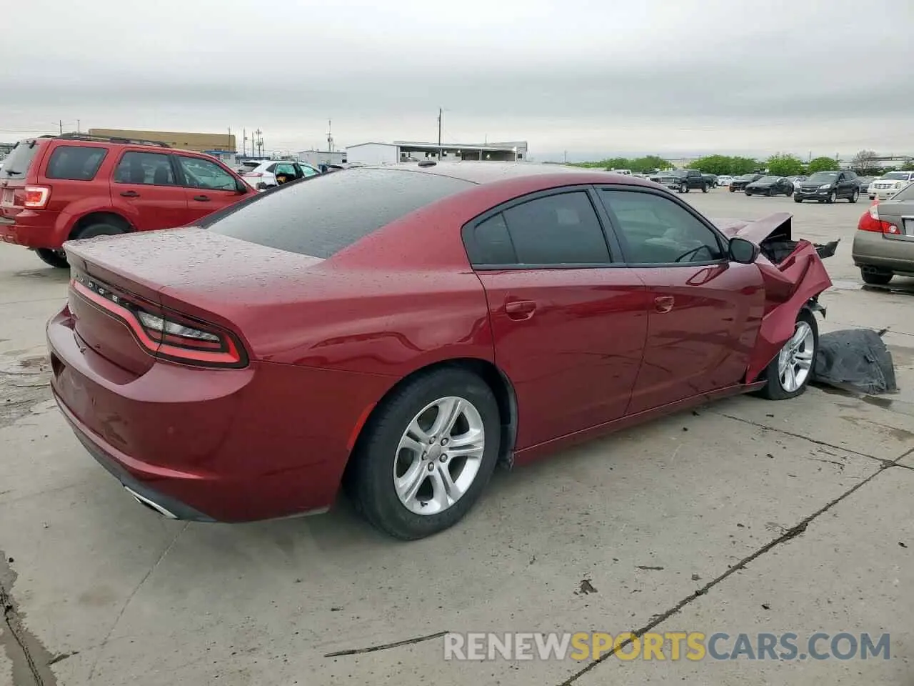3 Photograph of a damaged car 2C3CDXBG7LH117065 DODGE CHARGER 2020