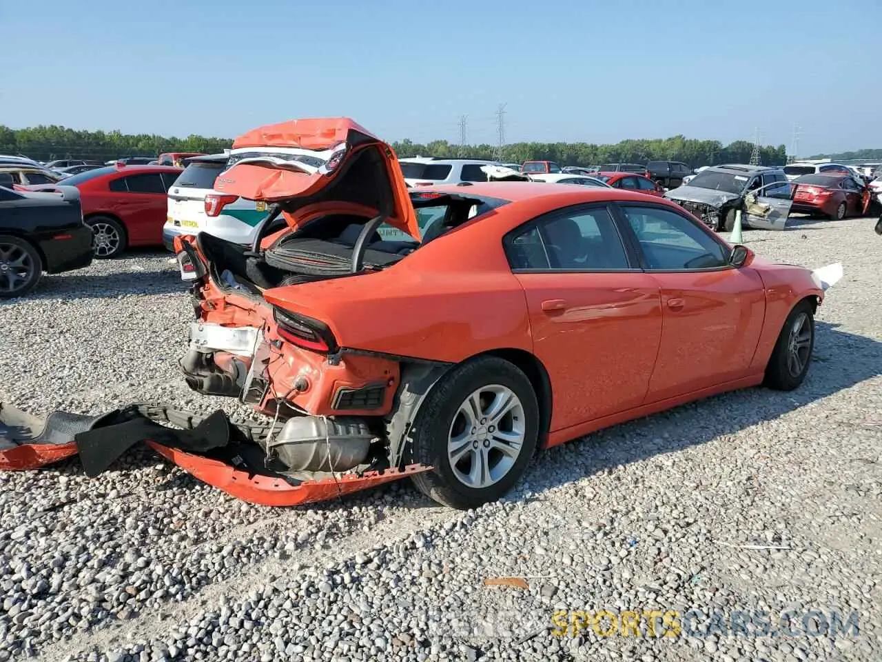 3 Photograph of a damaged car 2C3CDXBG8LH149569 DODGE CHARGER 2020
