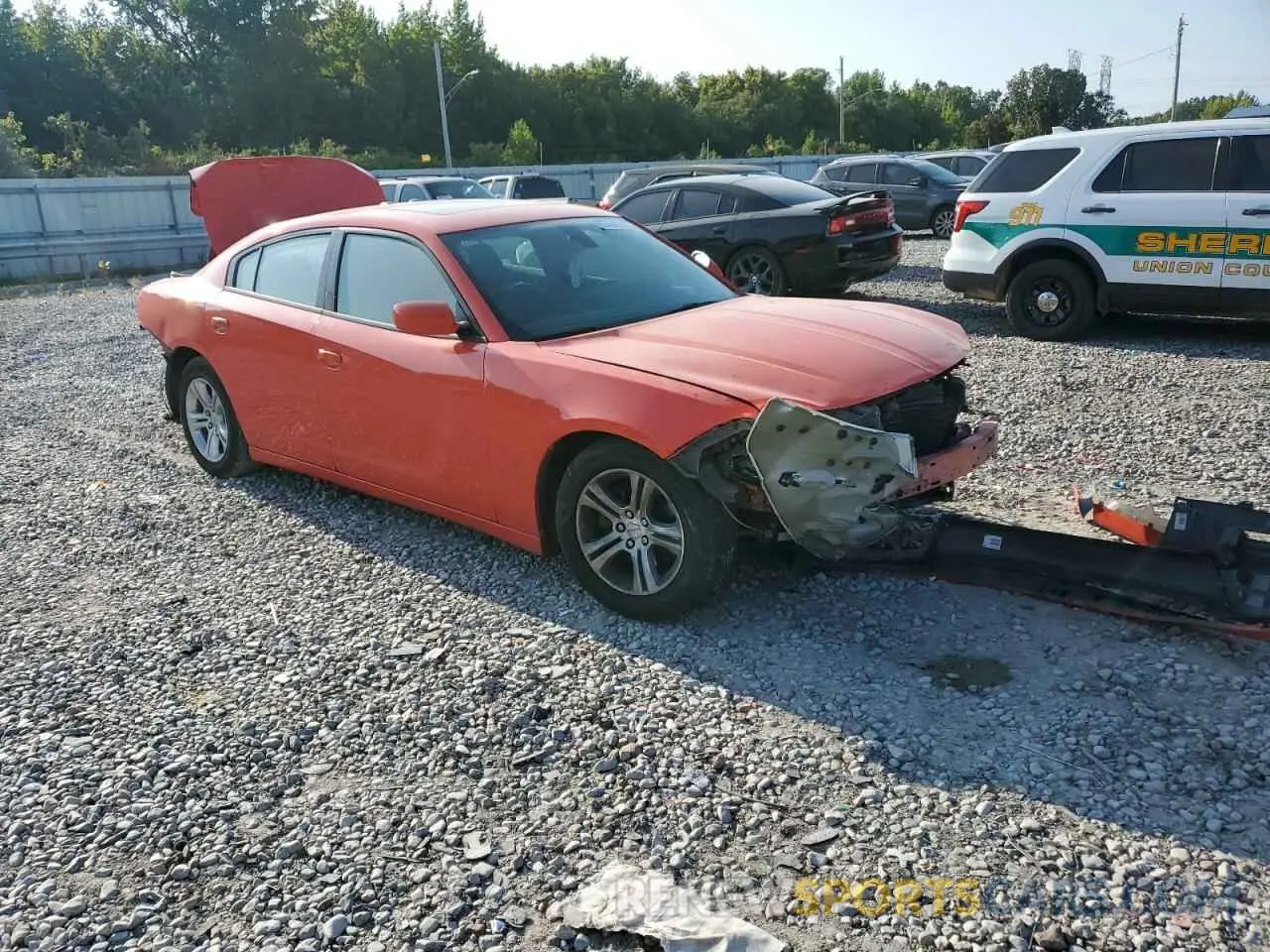 4 Photograph of a damaged car 2C3CDXBG8LH149569 DODGE CHARGER 2020