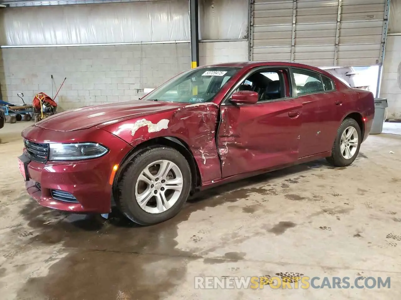 1 Photograph of a damaged car 2C3CDXBG8LH156103 DODGE CHARGER 2020