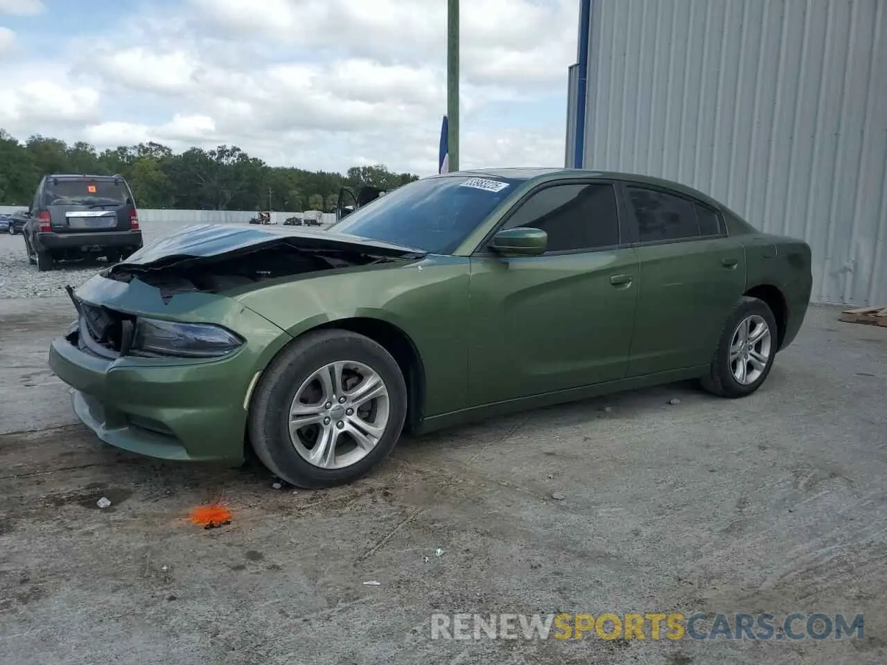 1 Photograph of a damaged car 2C3CDXBG8LH216087 DODGE CHARGER 2020