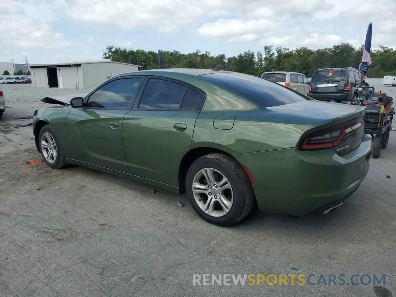 2 Photograph of a damaged car 2C3CDXBG8LH216087 DODGE CHARGER 2020