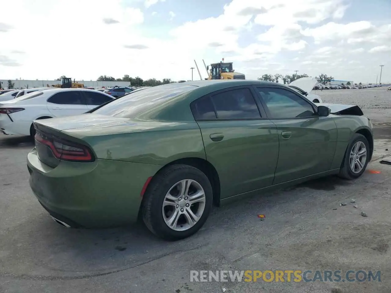 3 Photograph of a damaged car 2C3CDXBG8LH216087 DODGE CHARGER 2020