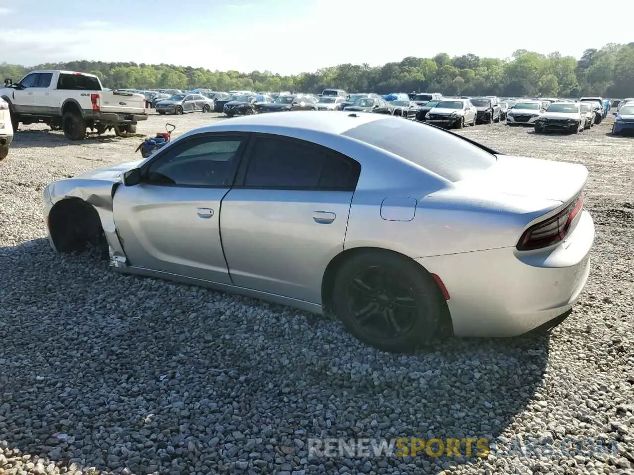 2 Photograph of a damaged car 2C3CDXBGXLH163537 DODGE CHARGER 2020