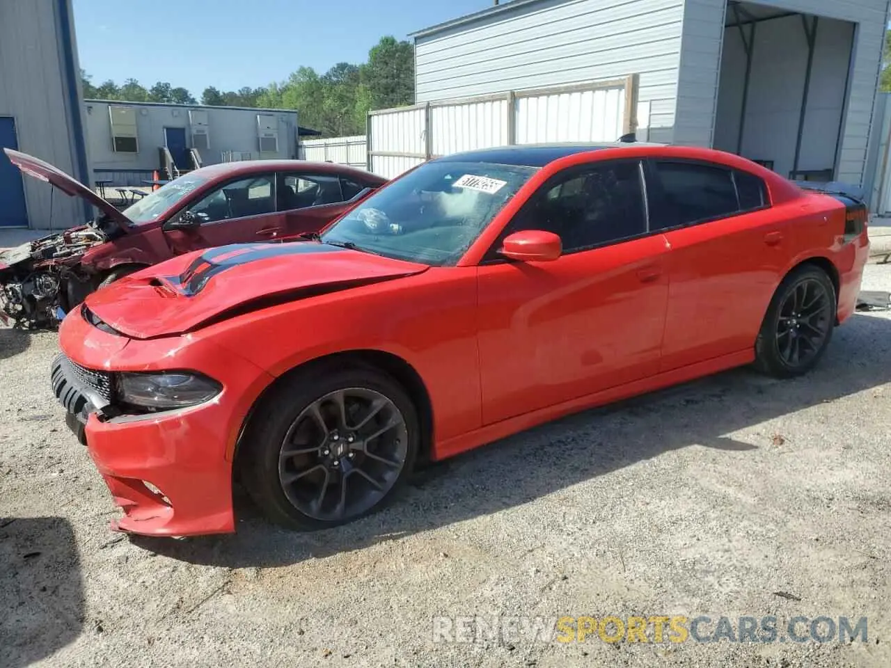 1 Photograph of a damaged car 2C3CDXCT5LH160007 DODGE CHARGER 2020