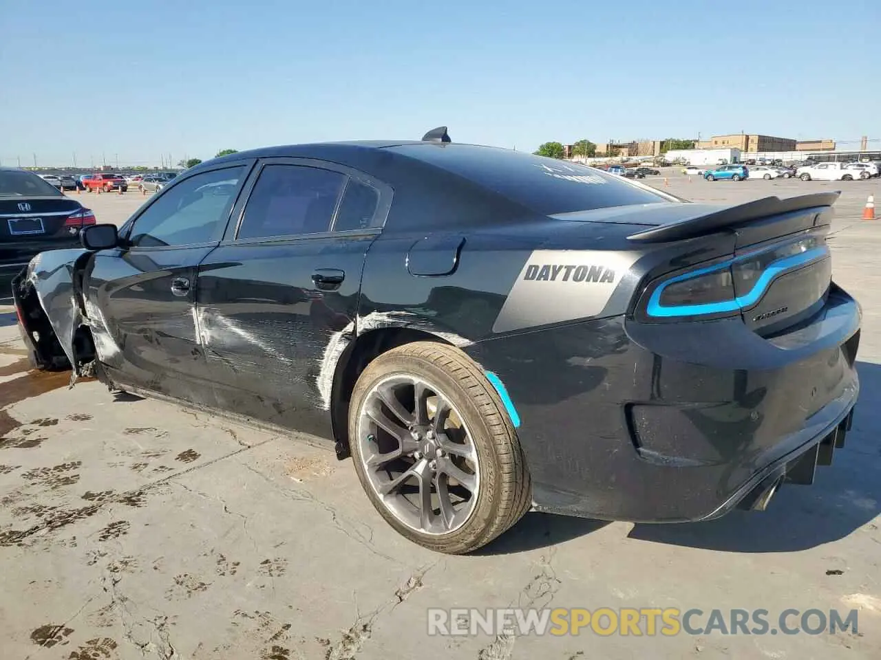2 Photograph of a damaged car 2C3CDXCT5LH167572 DODGE CHARGER 2020