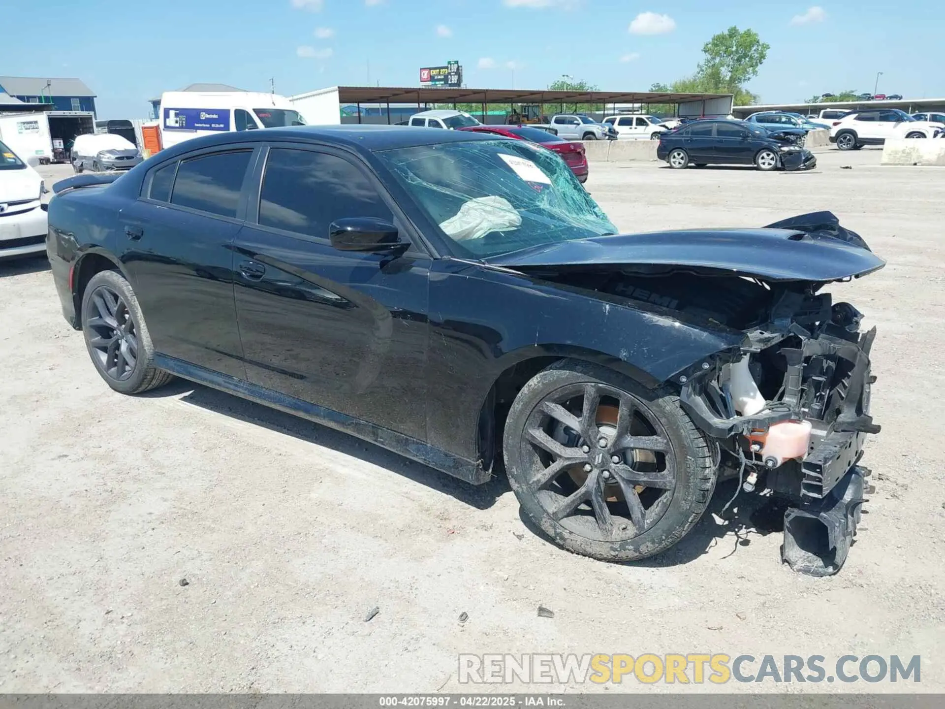 1 Photograph of a damaged car 2C3CDXCT5LH190673 DODGE CHARGER 2020