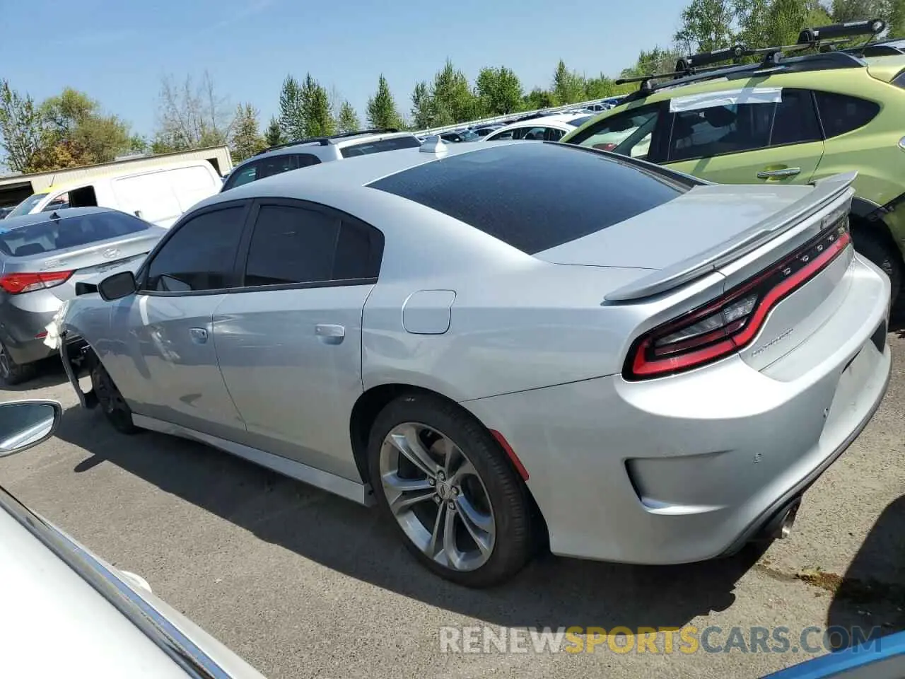 2 Photograph of a damaged car 2C3CDXCT6LH106683 DODGE CHARGER 2020