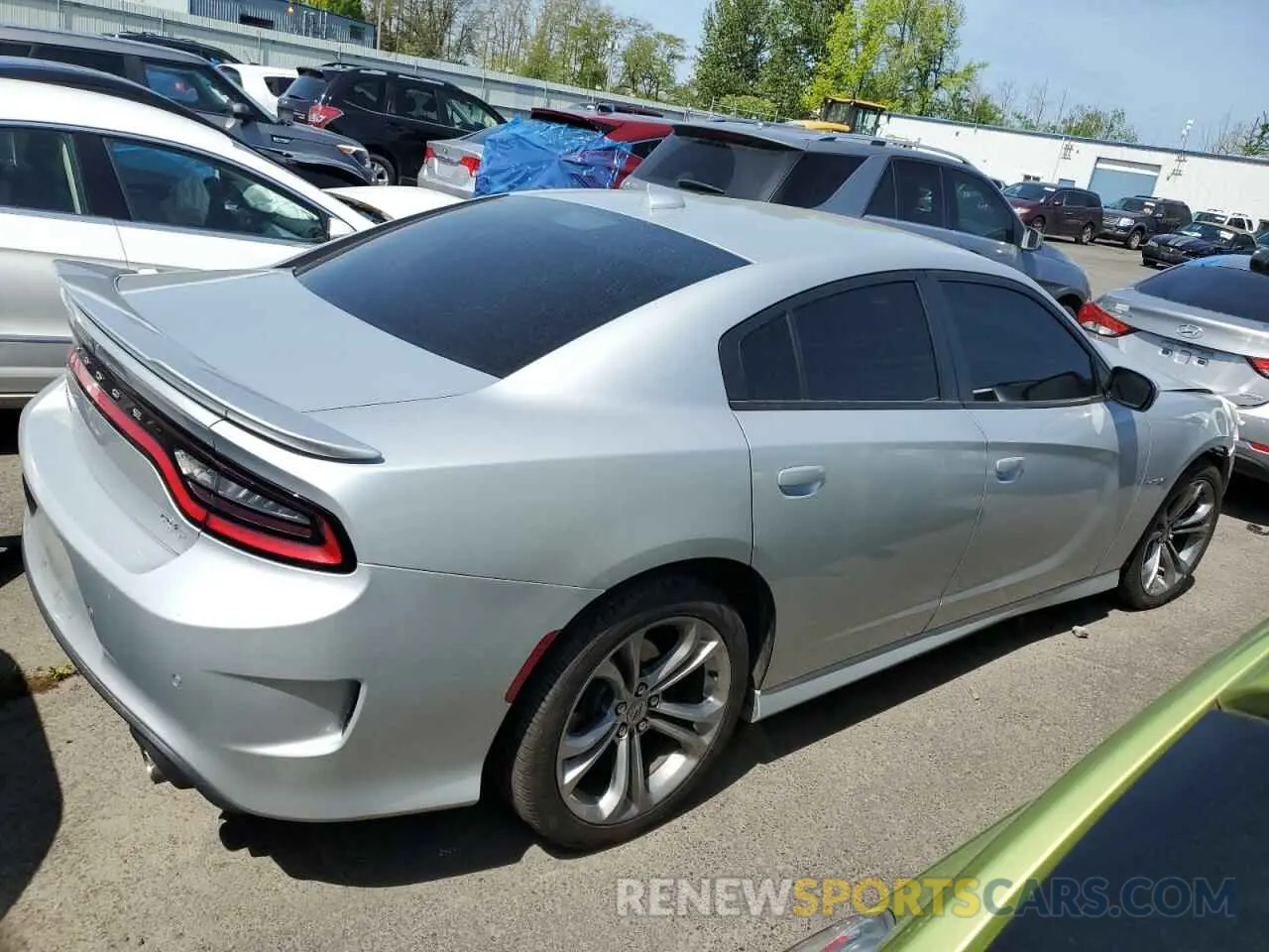 3 Photograph of a damaged car 2C3CDXCT6LH106683 DODGE CHARGER 2020