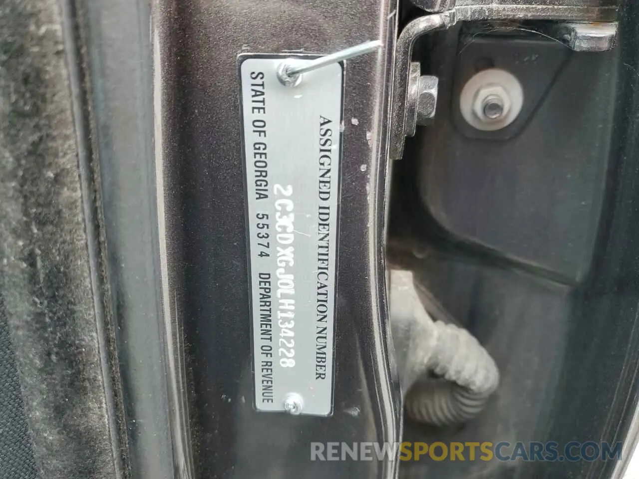 12 Photograph of a damaged car 2C3CDXGJ0LH134228 DODGE CHARGER 2020