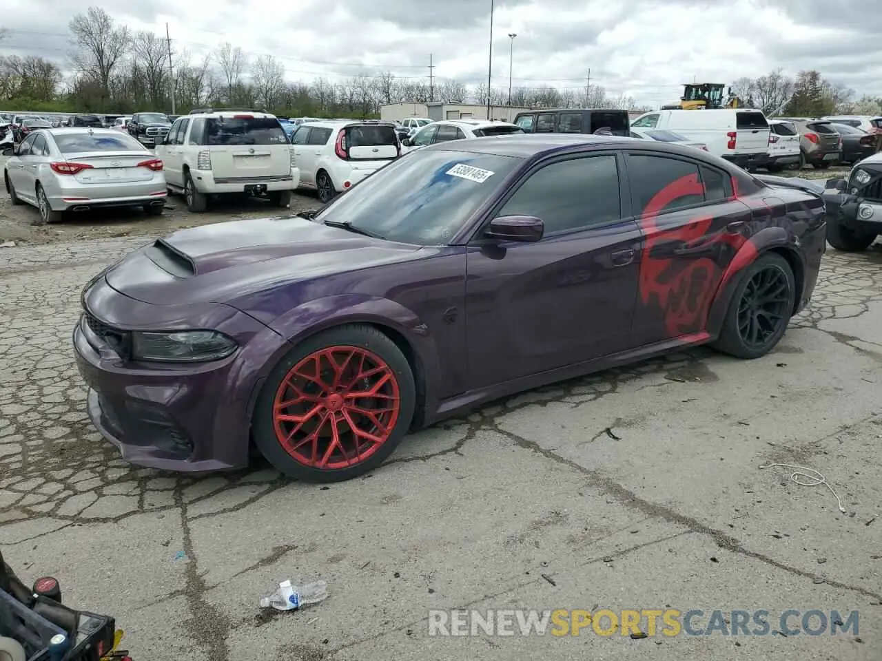 1 Photograph of a damaged car 2C3CDXGJ2LH192289 DODGE CHARGER 2020