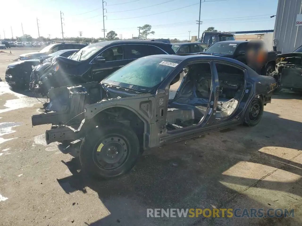 1 Photograph of a damaged car 2C3CDXGJ2LH221533 DODGE CHARGER 2020