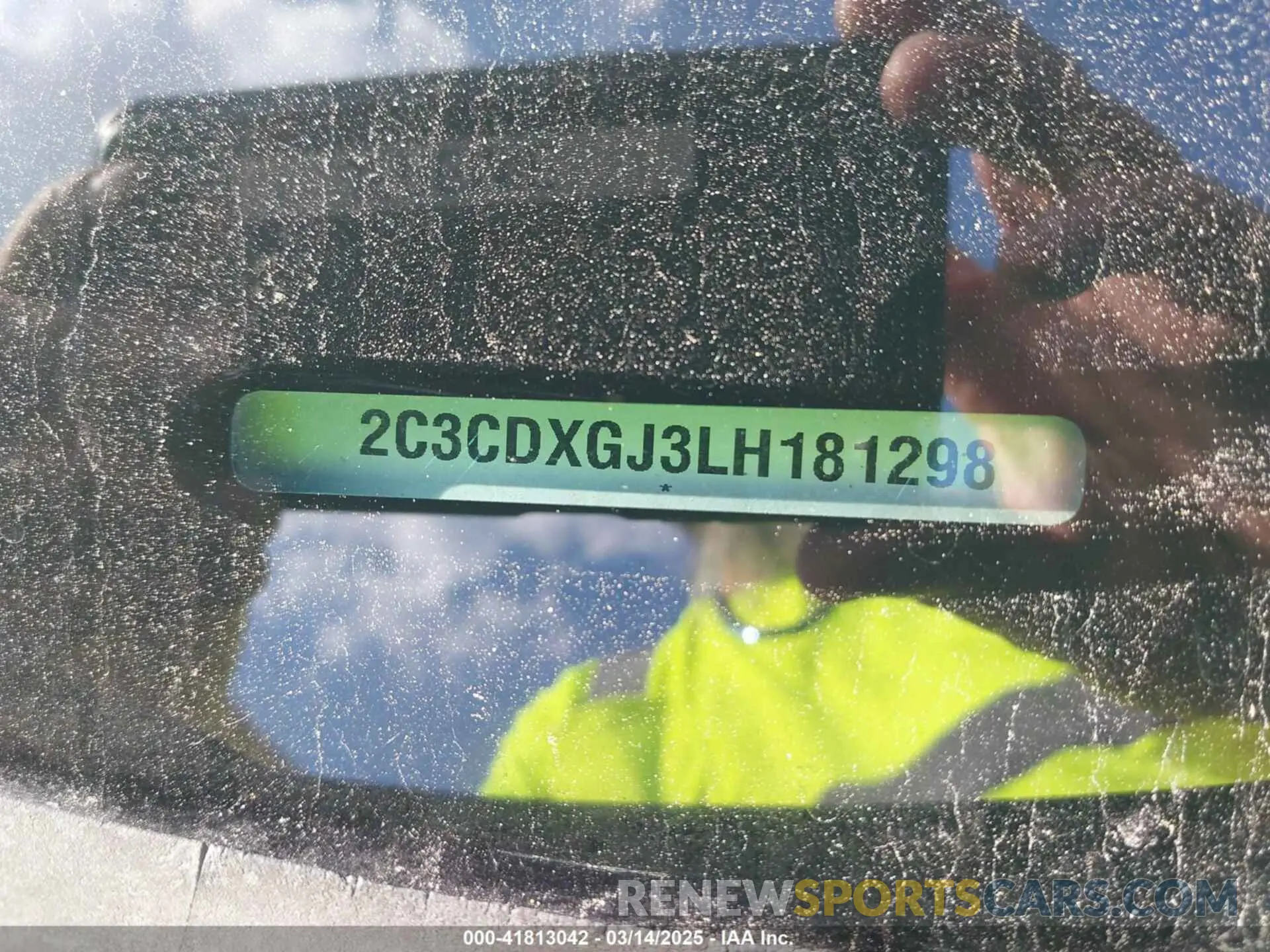 9 Photograph of a damaged car 2C3CDXGJ3LH181298 DODGE CHARGER 2020