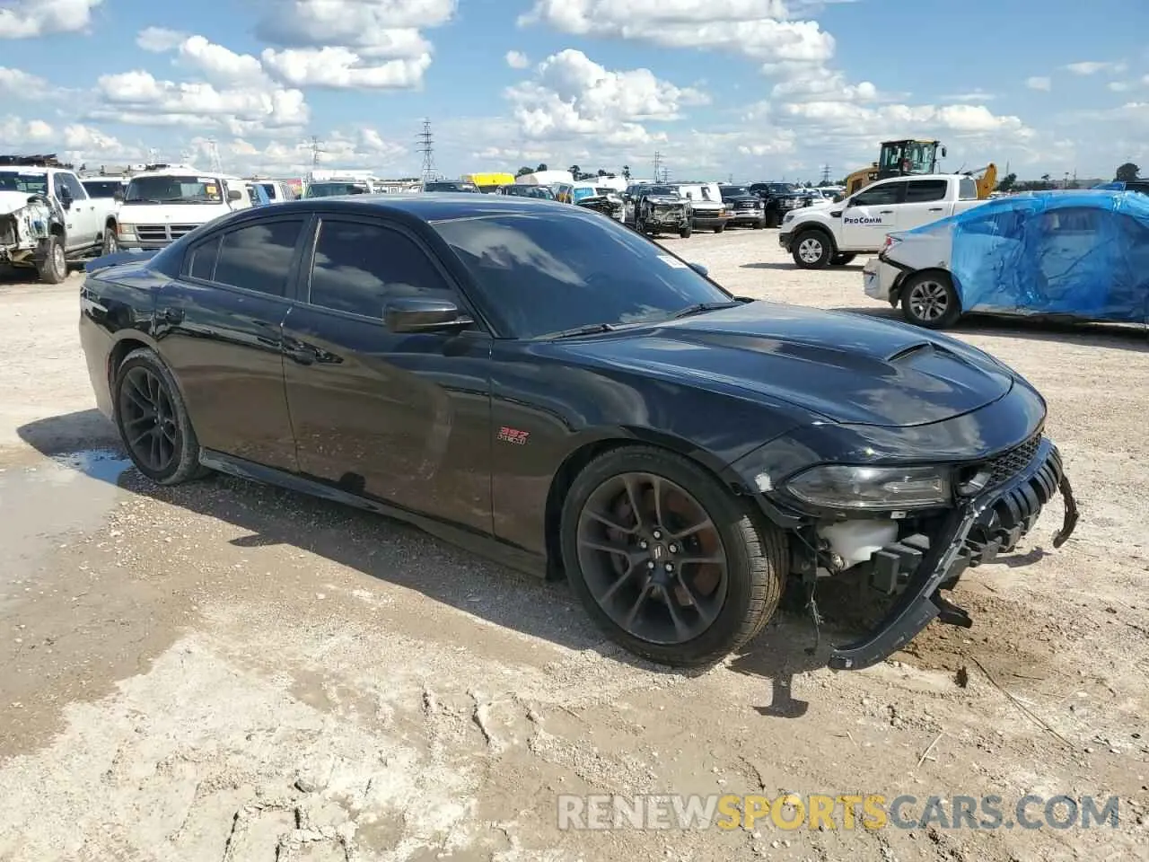 4 Photograph of a damaged car 2C3CDXGJ5LH162249 DODGE CHARGER 2020