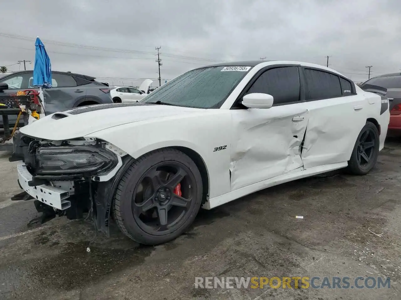 1 Photograph of a damaged car 2C3CDXGJ5LH180315 DODGE CHARGER 2020