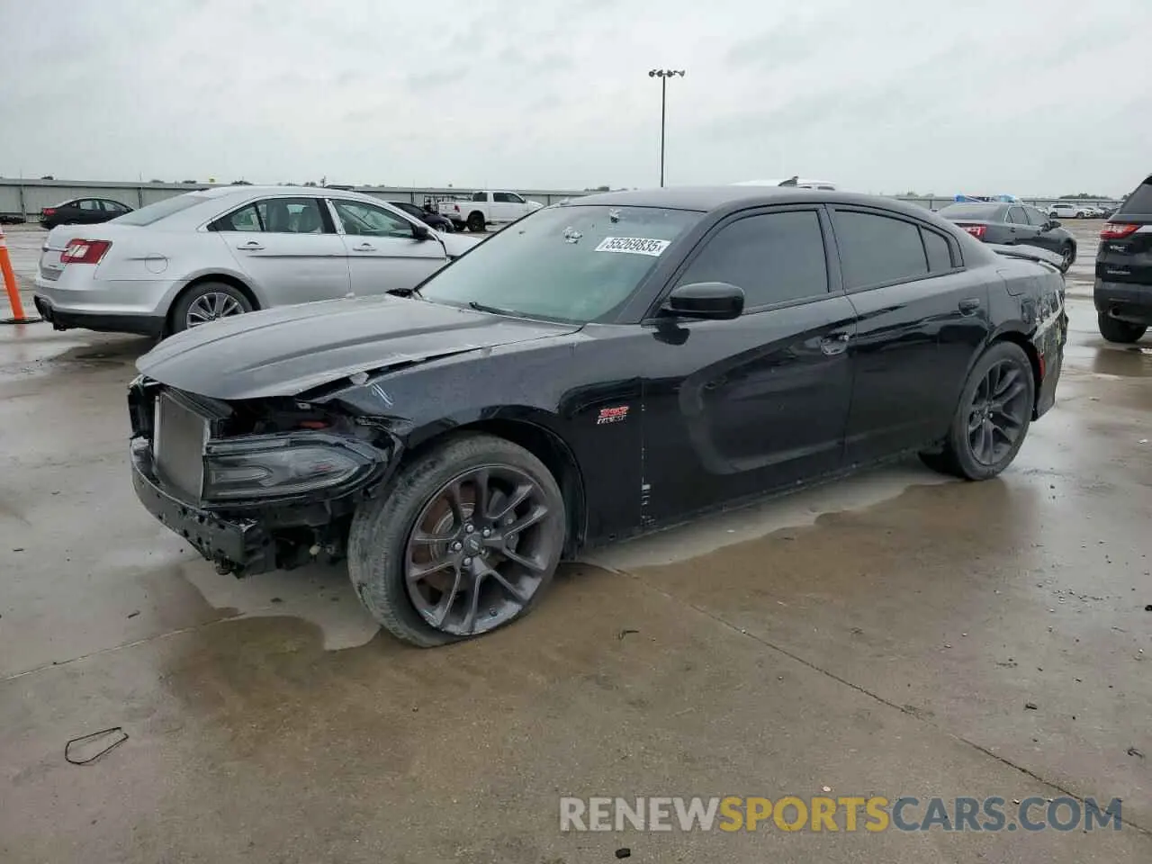 1 Photograph of a damaged car 2C3CDXGJ5LH219503 DODGE CHARGER 2020