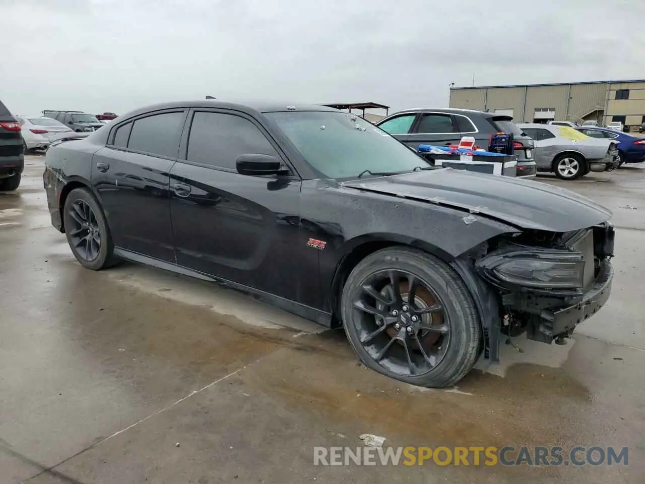 4 Photograph of a damaged car 2C3CDXGJ5LH219503 DODGE CHARGER 2020