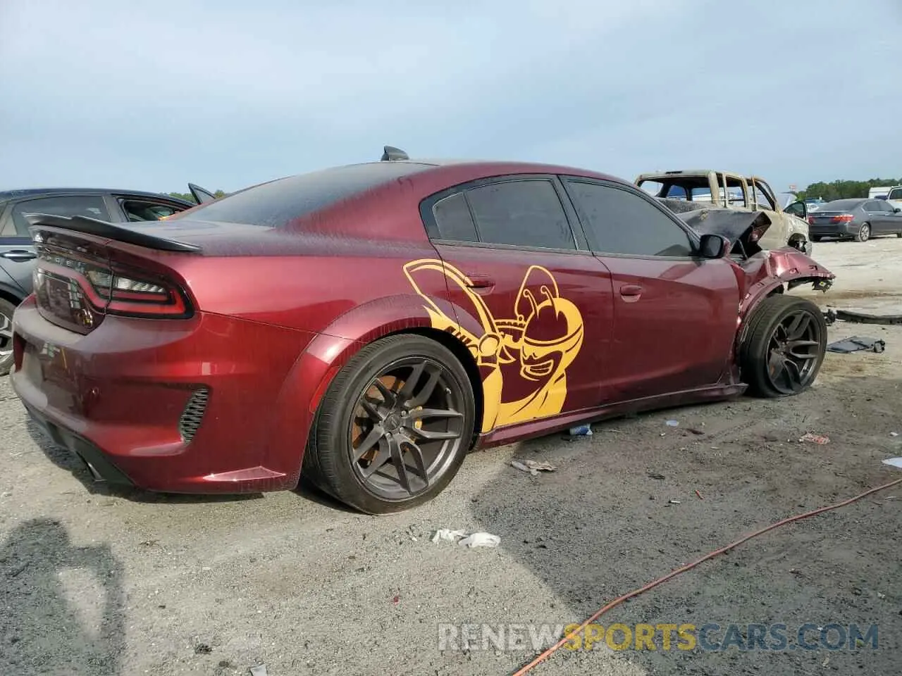 3 Photograph of a damaged car 2C3CDXGJ6LH166343 DODGE CHARGER 2020