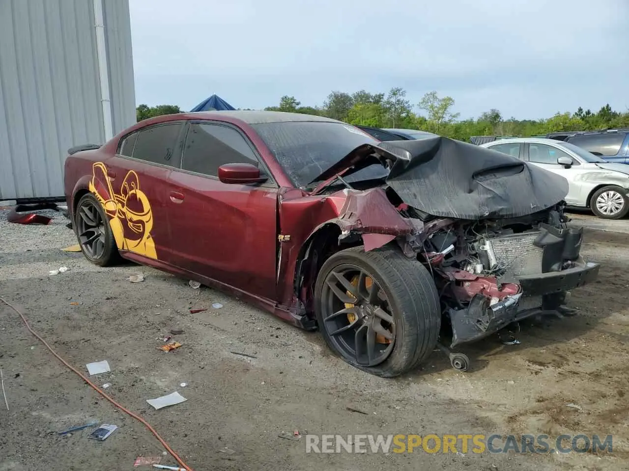 4 Photograph of a damaged car 2C3CDXGJ6LH166343 DODGE CHARGER 2020