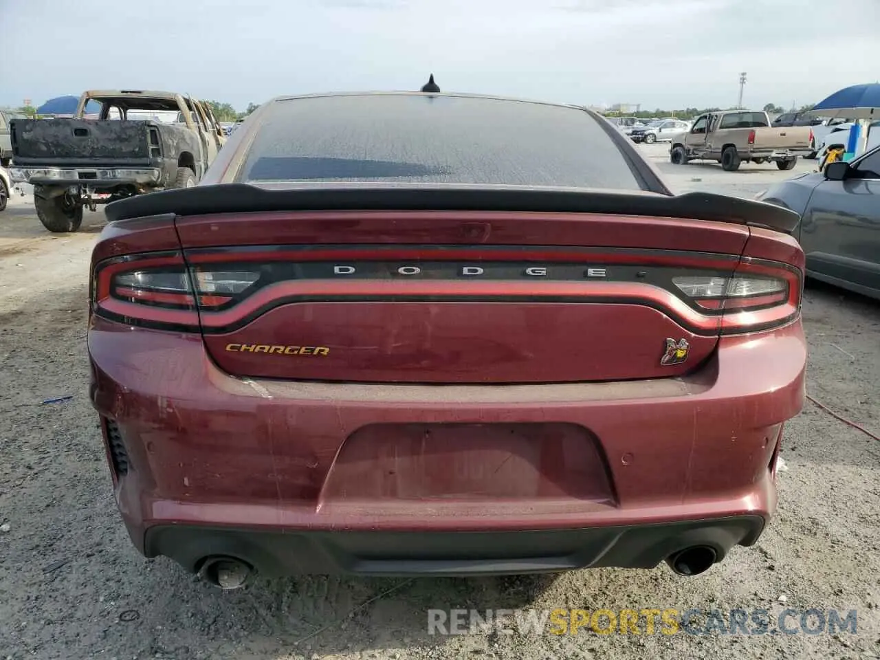 6 Photograph of a damaged car 2C3CDXGJ6LH166343 DODGE CHARGER 2020