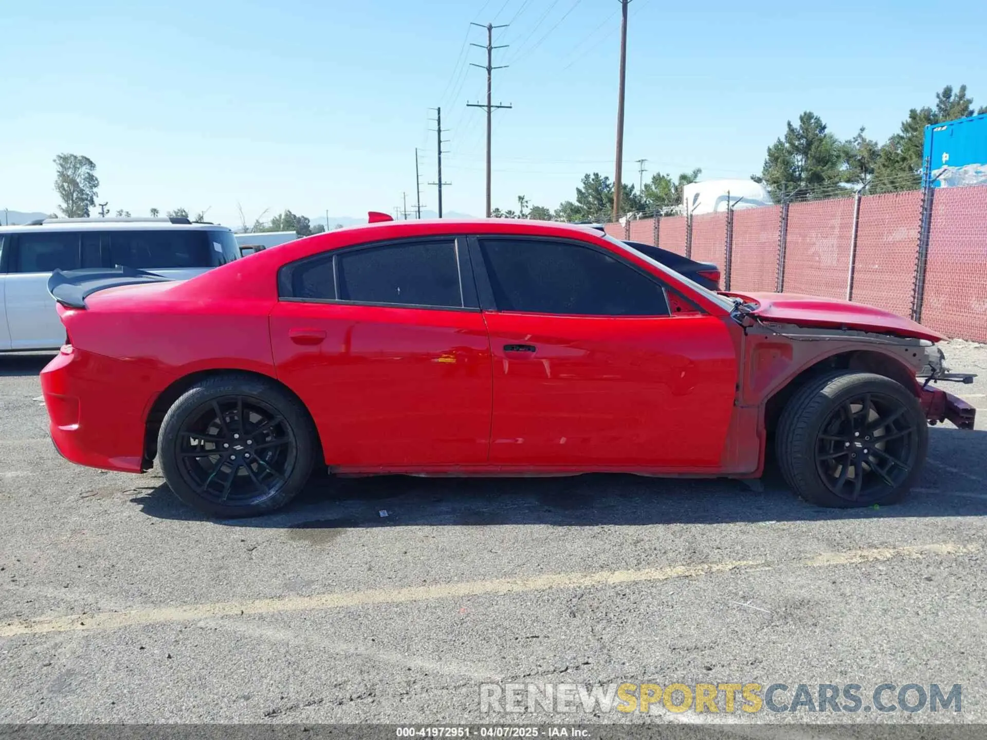 19 Photograph of a damaged car 2C3CDXGJ7LH111593 DODGE CHARGER 2020