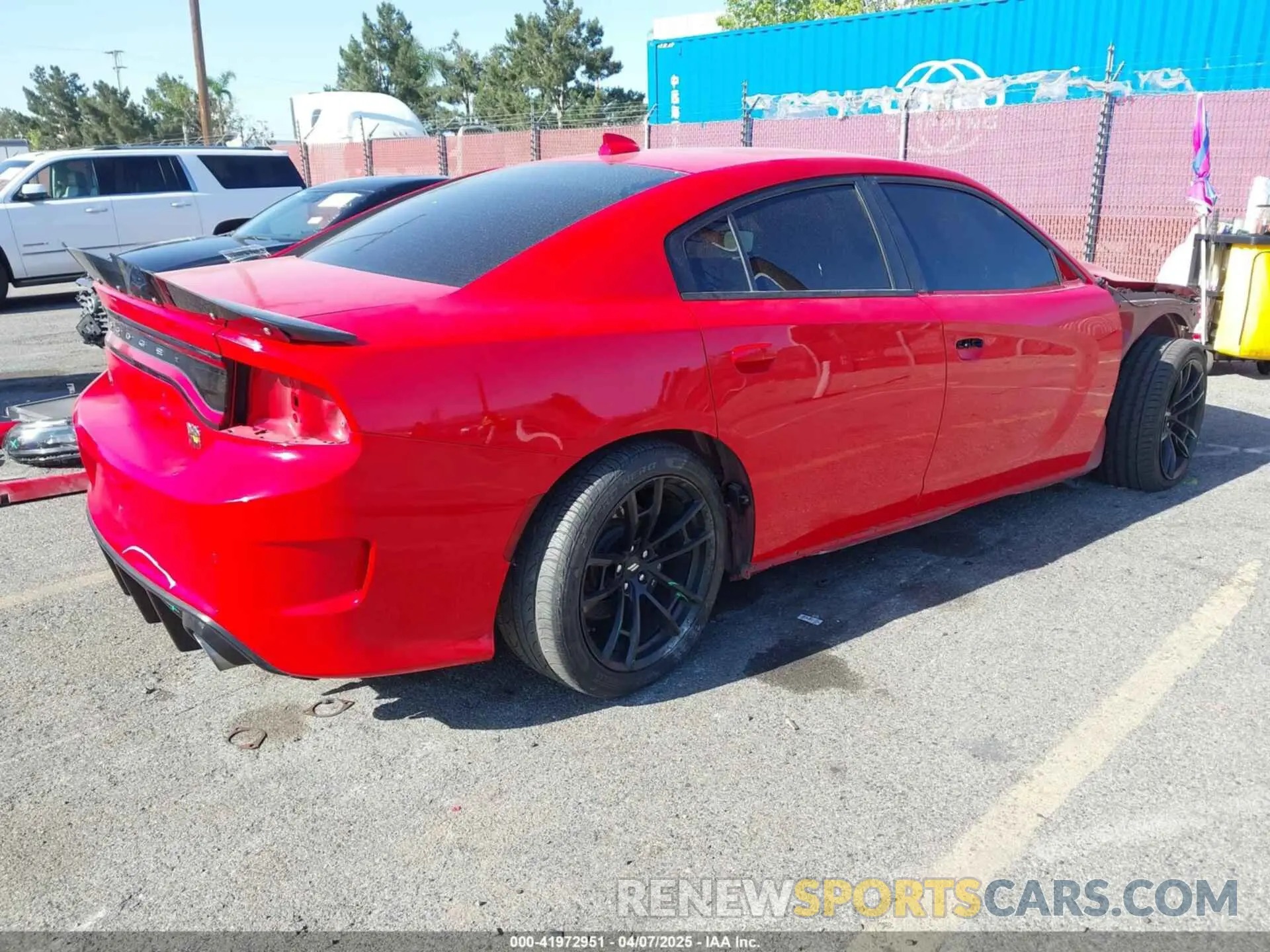 4 Photograph of a damaged car 2C3CDXGJ7LH111593 DODGE CHARGER 2020