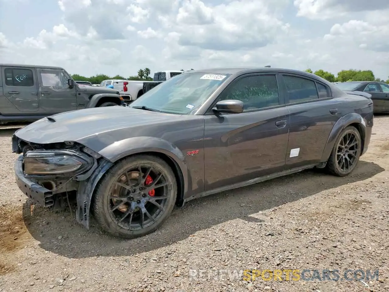 1 Photograph of a damaged car 2C3CDXGJ8LH107388 DODGE CHARGER 2020