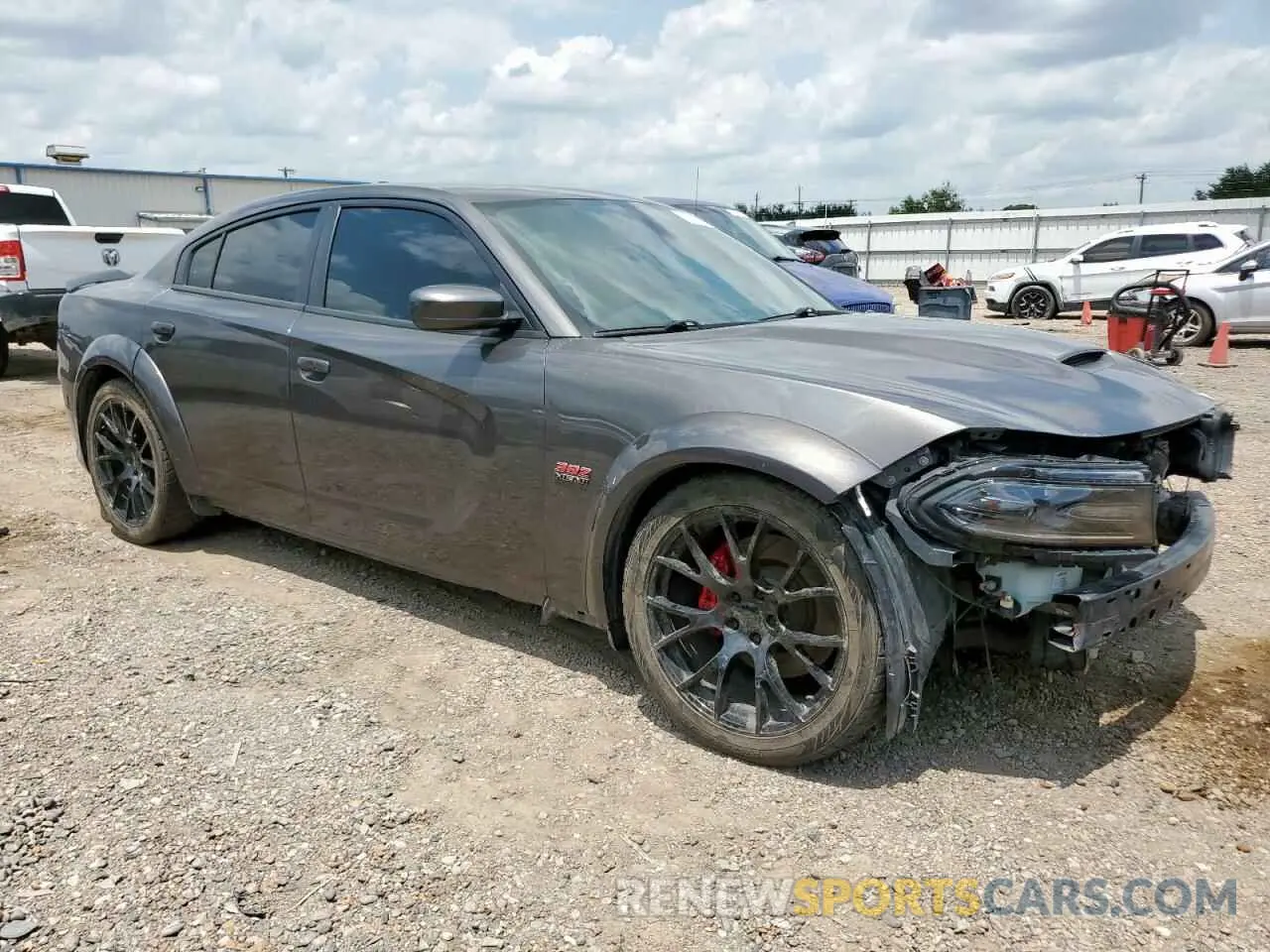 4 Photograph of a damaged car 2C3CDXGJ8LH107388 DODGE CHARGER 2020