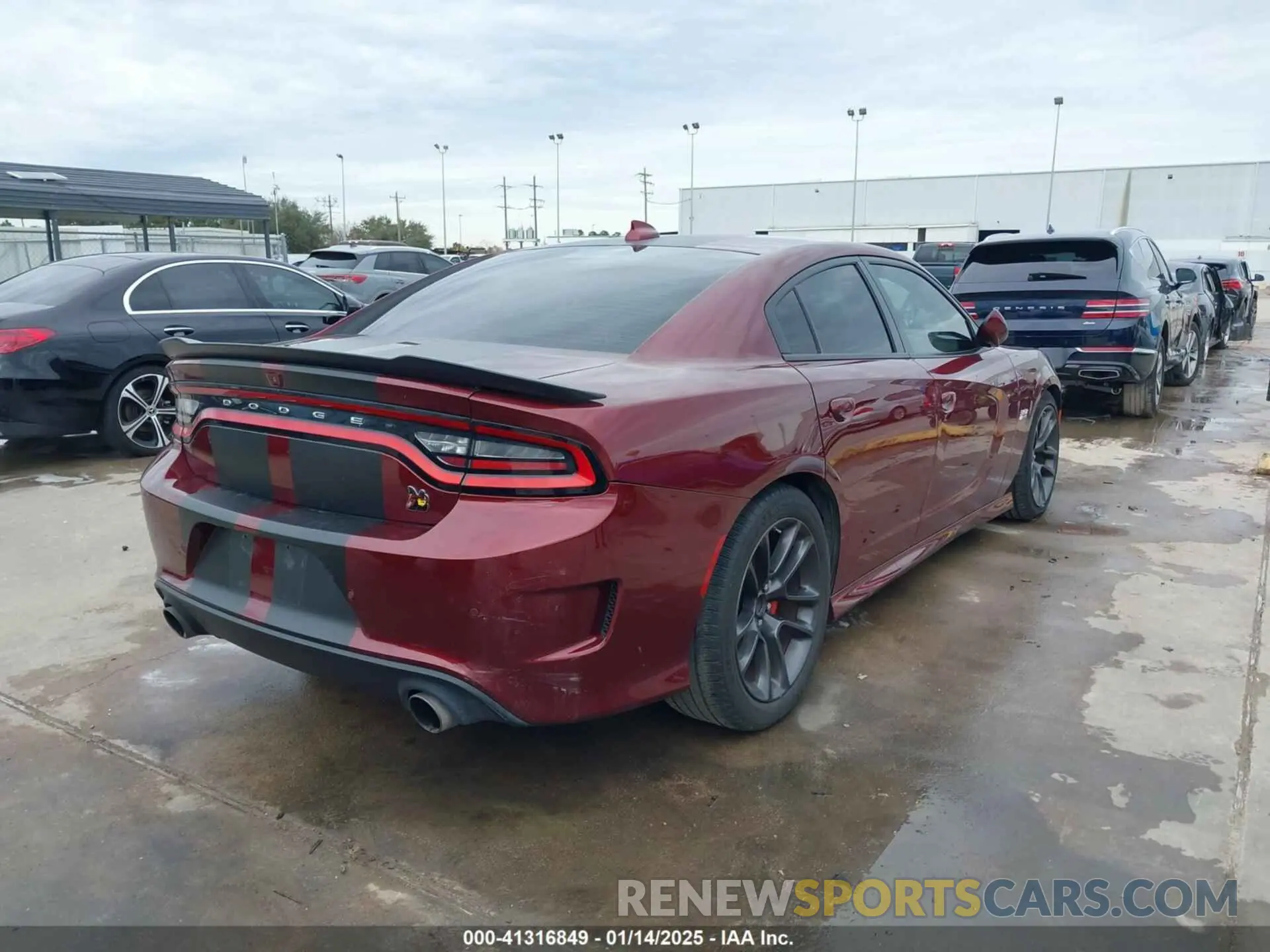 4 Photograph of a damaged car 2C3CDXGJ8LH132985 DODGE CHARGER 2020